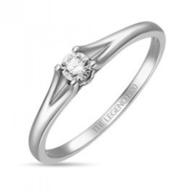 Помолвочное кольцо R01-SL06-015-G2-М13527 - Ювелирный бренд Московский ювелирный завод