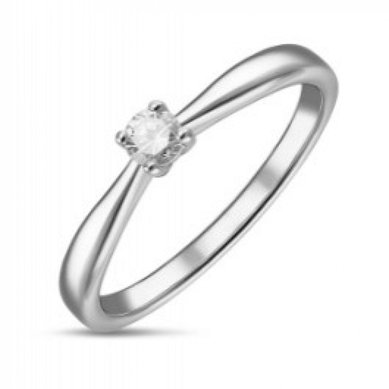 Помолвочное кольцо R01-SOL60-010-G2-М13534 - Ювелирный бренд Московский ювелирный завод