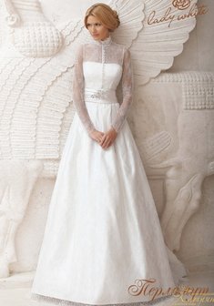 Свадебное платье К54414. А-силуэт, длинное без шлейфа.